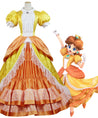 Super Smash Bros. Super Mario Princess Daisy Cosplay Costume