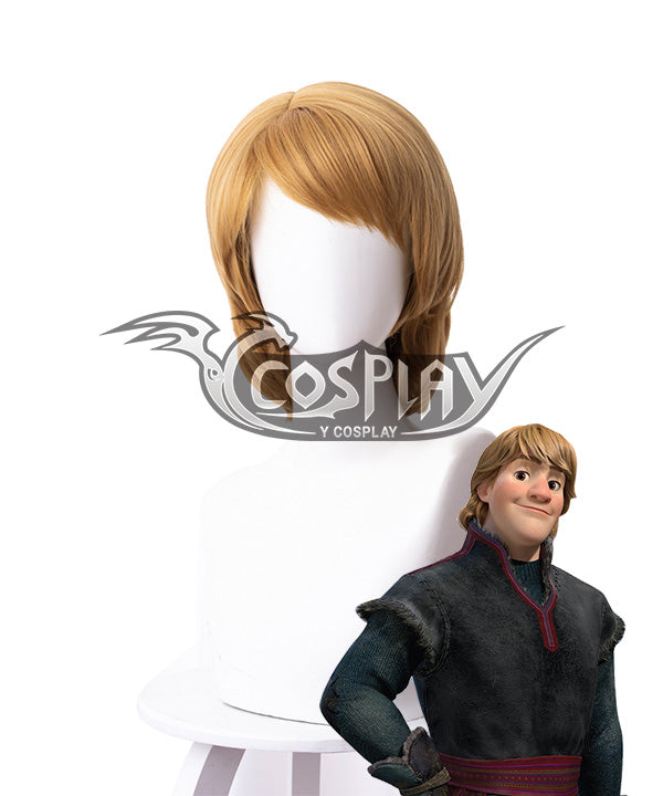 Disney Frozen 2 Kristoff Brown Cosplay Wig - 336F