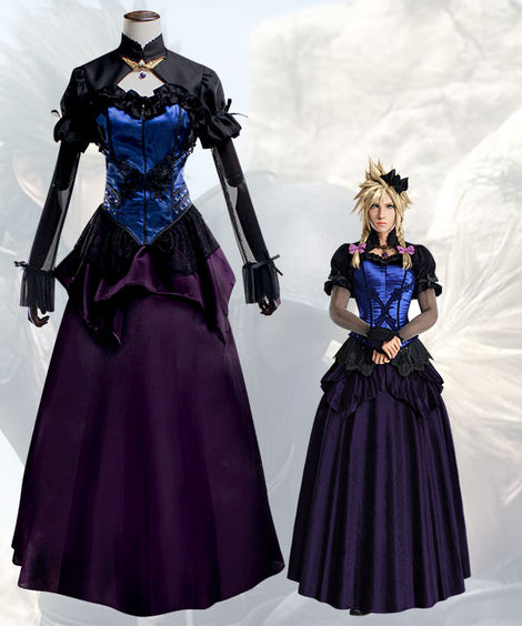 Final Fantasy VII Remake Cloud Strife Girl Ver2 Cosplay Costume