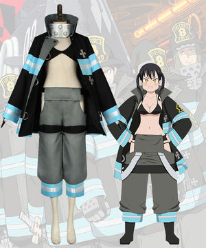 Fire Force Enen No Shouboutai Tamaki Kotatsu Battle Uniform Cosplay Costume