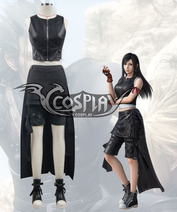 Final Fantasy VII: Advent Children Tifa Lockhart Black Cosplay Costume