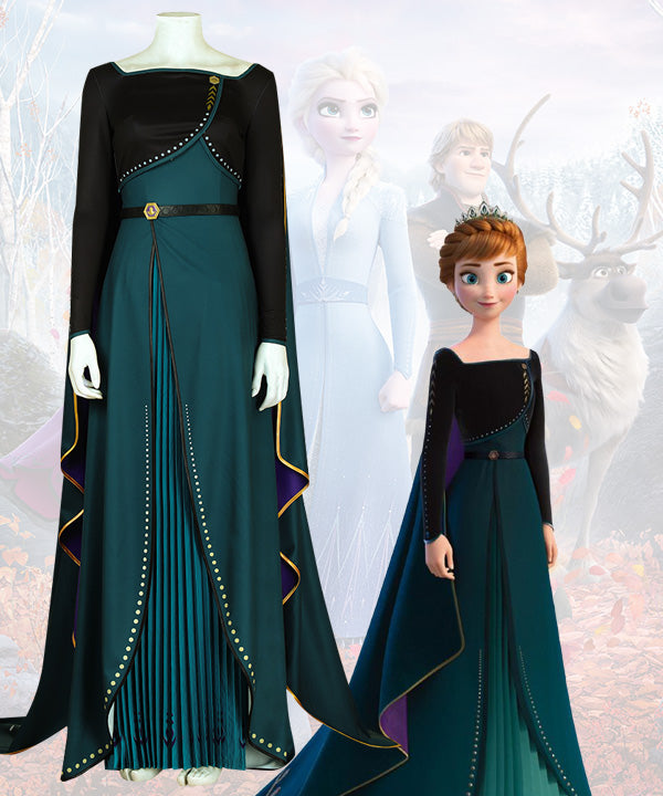 Disney Frozen 2 Anna Queen Cosplay Costume