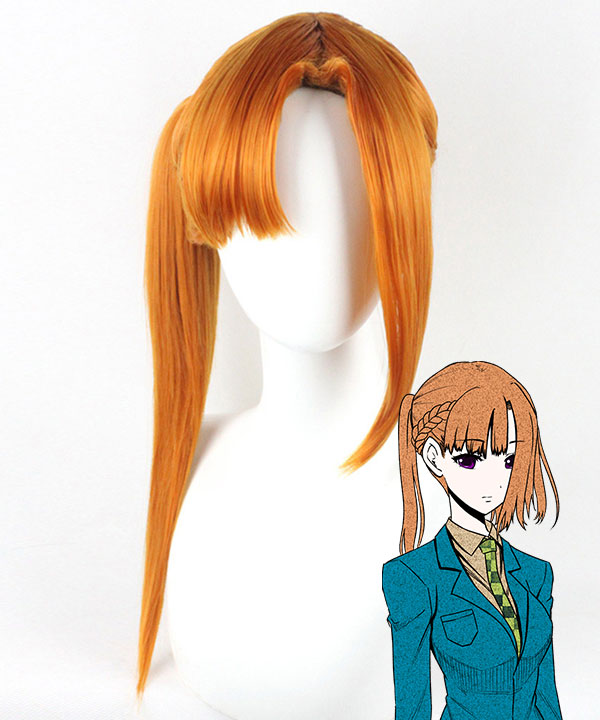 Kimi Ga Shine Your Turn To Die Sara Chidouin Orange Cosplay Wig