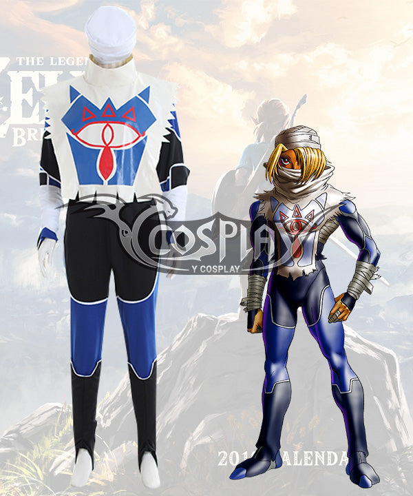 The Legend of Zelda: Ocarina of Time Sheik Cosplay Costume - Ycosplay