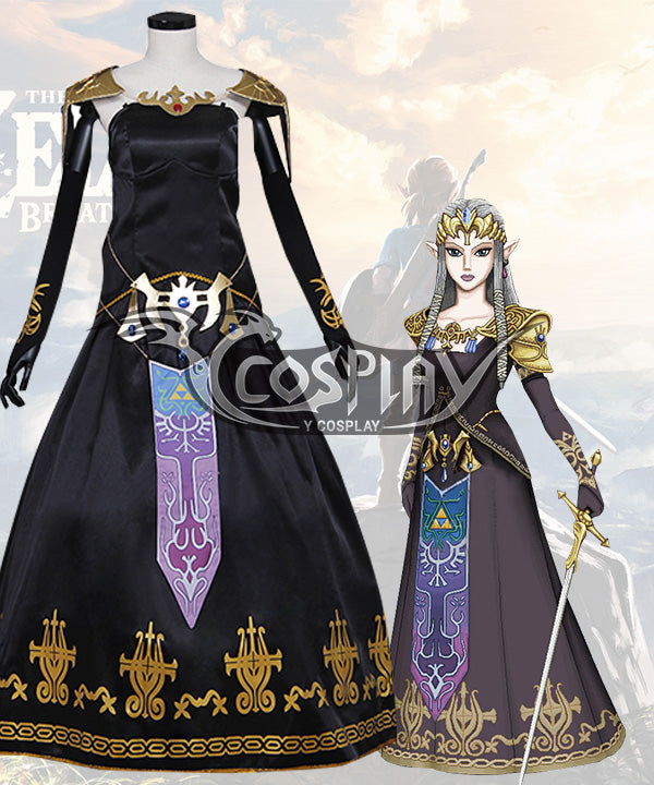 Legend of Zelda Dark Princess Zelda Cosplay Costume