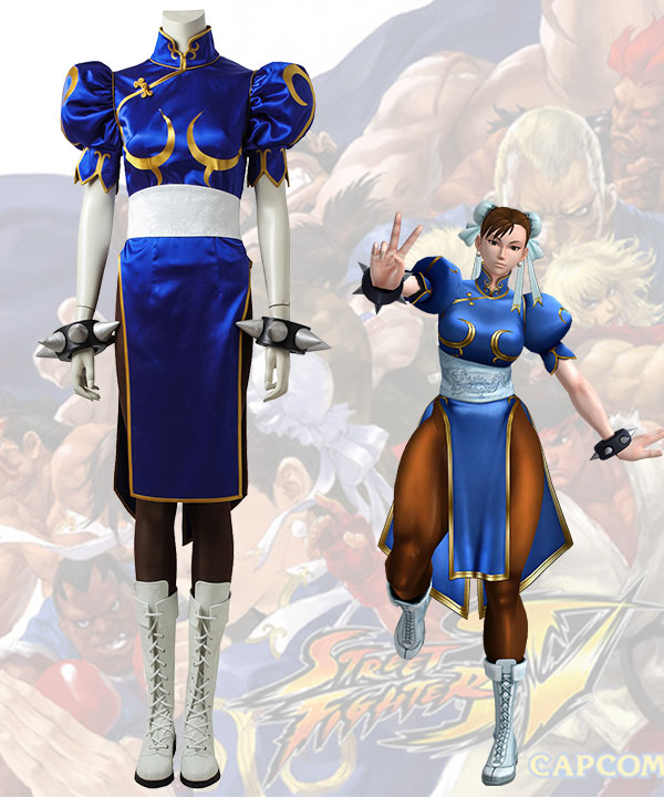 Street Fighter Chun Li Cosplay Costume