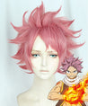 Fairy Tail Natsu Dragneel Pink Cosplay Wig