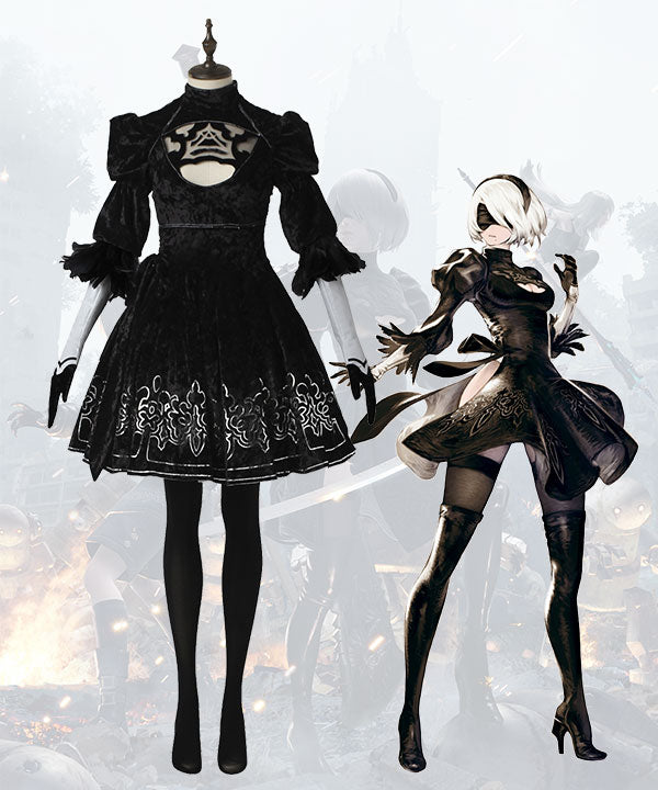 NieR: Automata 2B YoRHa No.2 Type B Cosplay Costume