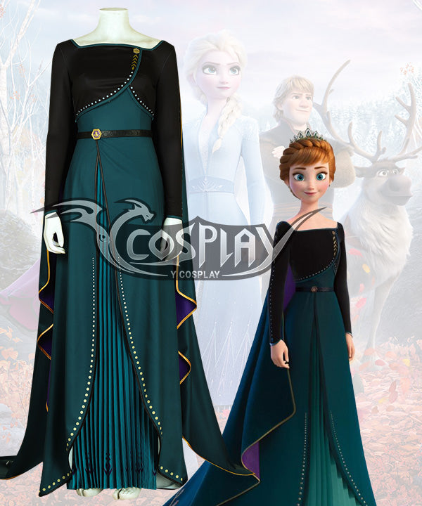 Disney Frozen 2 Anna Queen Cosplay Costume