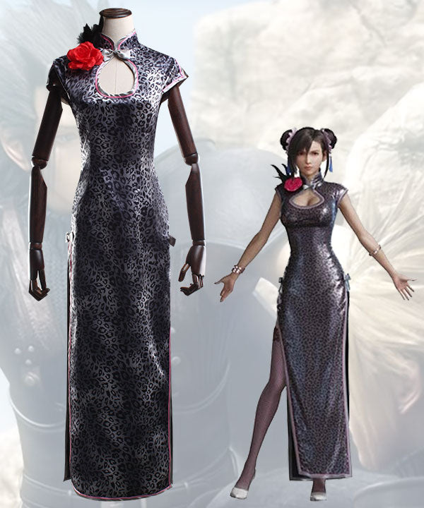 Final Fantasy VII Remake Tifa Lockhart Cheongsam Cosplay Costume