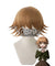 Danganronpa: Trigger Happy Havoc Chihiro Fujisaki Brown Cosplay Wig