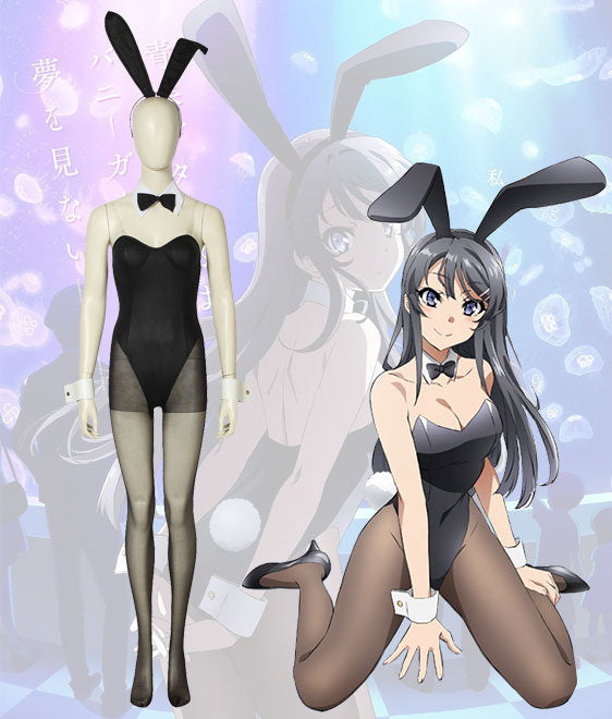 Seishun Buta Yarou wa Bunny Girl Senpai no Yume wo Minai Sakurajima Mai  Cosplay Costume