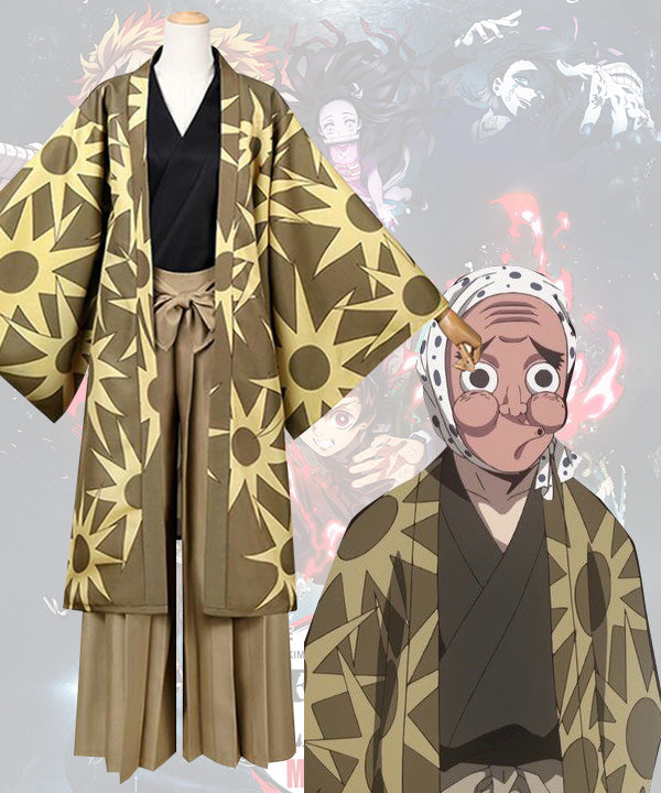 Anime Demon Slayer Kimetsu no Yaiba Haganezuka Cosplay Costume