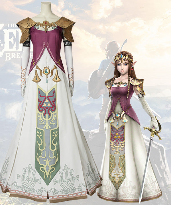 The Legend Of Zelda Zeruda No Densetsu Twilight Princess Princess Of Hyrule Zelda Zeruda Hime Cosplay Costume