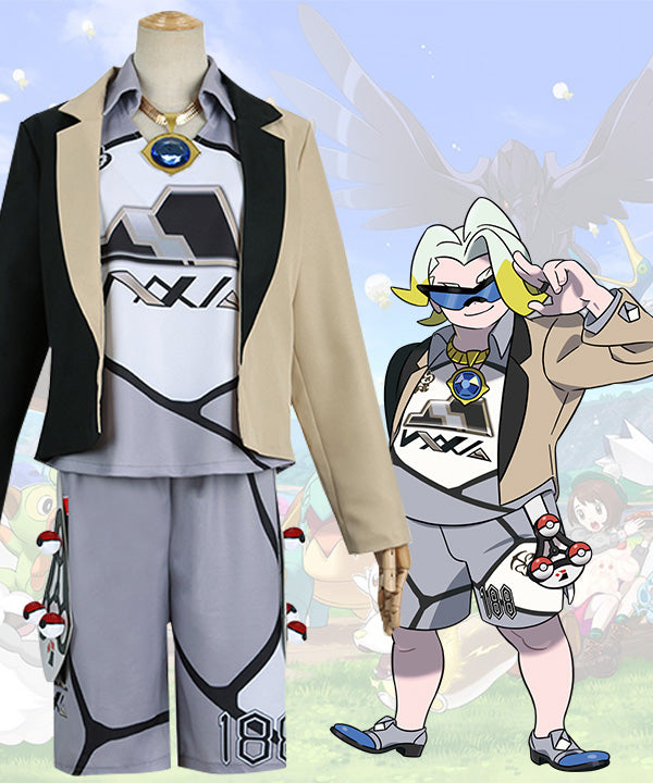 Pokemon Pok¨¦mon Sword And Shield Gordie Uniform Cosplay Costume