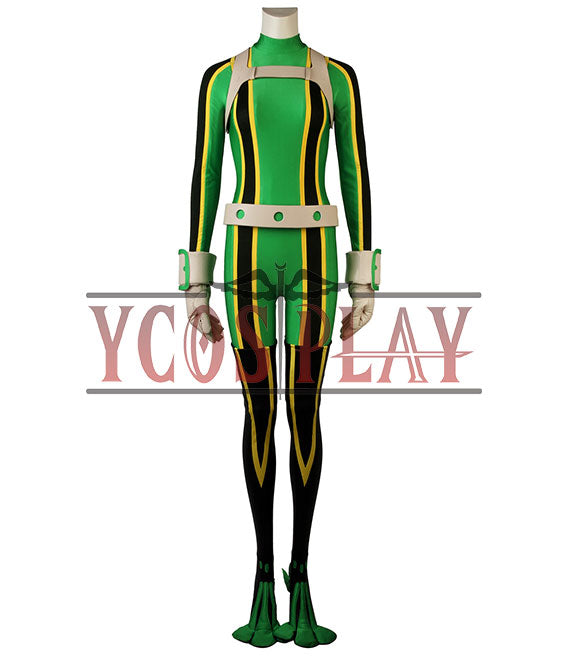 My Hero Academia Boku No Hero Akademia Tsuyu Asui Battle Suit Cosplay Costume