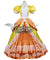 Super Smash Bros. Super Mario Princess Daisy Cosplay Costume