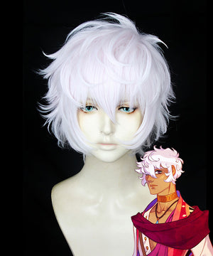 The Arcana Asra Silver Pink Cosplay Wig
