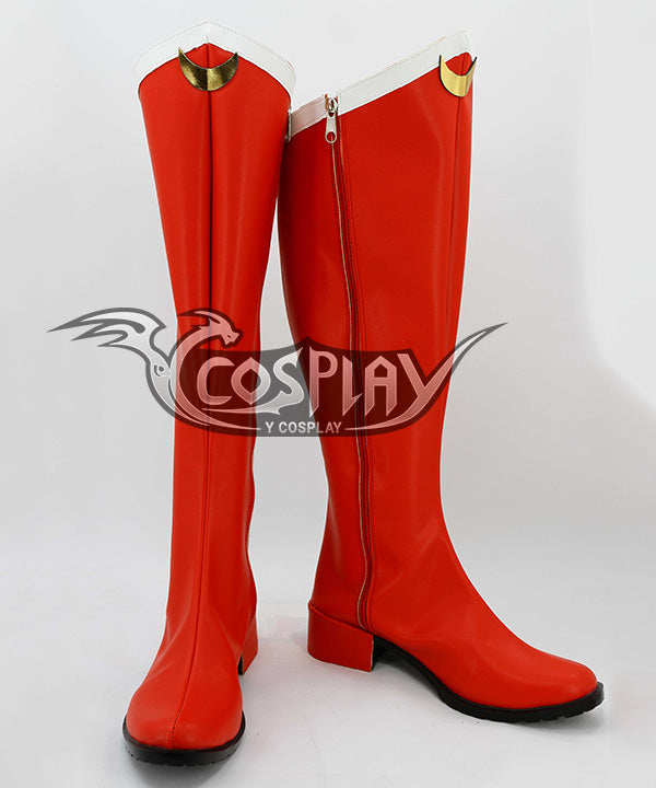 Sailor Moon Usagi Tsukino Red Shoes Cosplay Boots