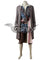 Pirates of the Caribbean: Dead Men Tell No Tales Captain Jack Sparrow Cosplay Costume -Including Wig and Not Boots