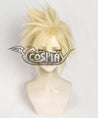 Final Fantasy VII FF7 Cloud Strife Golden Cosplay Wig