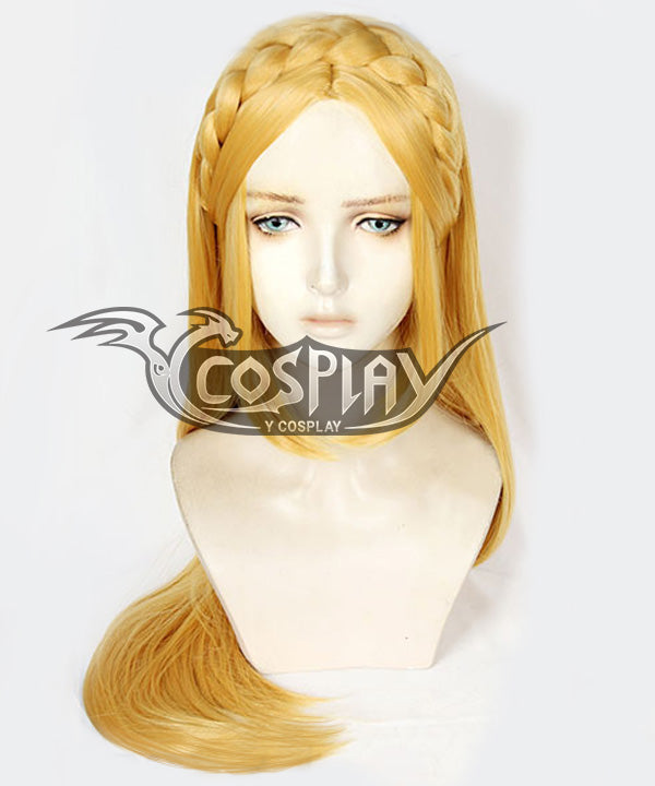 The Legend Of Zelda: Breath Of The Wild Princess Zelda Golden Yellow Cosplay Wig