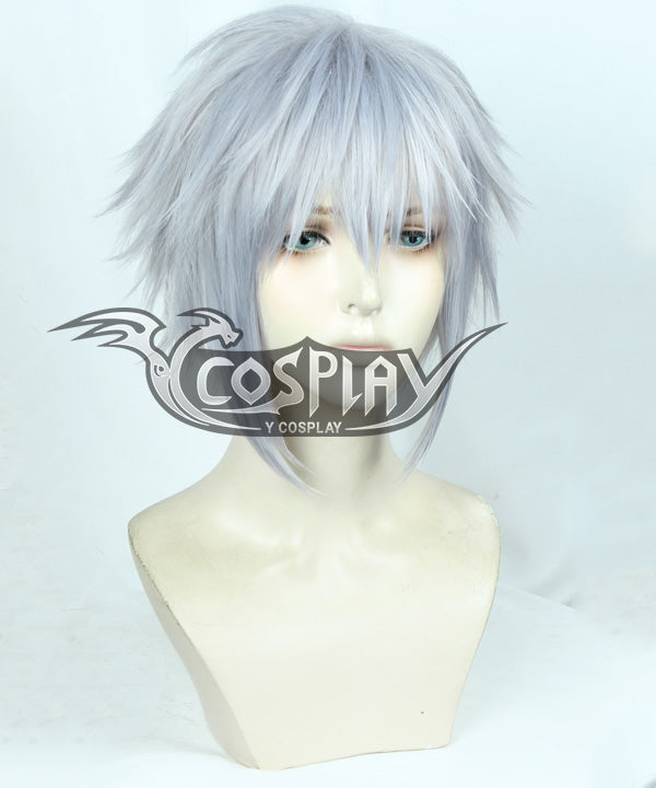 Kingdom Hearts III Riku Silver Grey Cosplay Wig