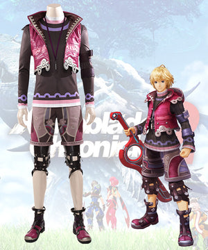 Xenoblade Chronicles : Definitive Edition Shulk Purple Cosplay Costume