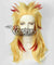 Demon Slayer: Kimetsu No Yaiba Rengoku Kyoujurou Golden Red Cosplay Wig