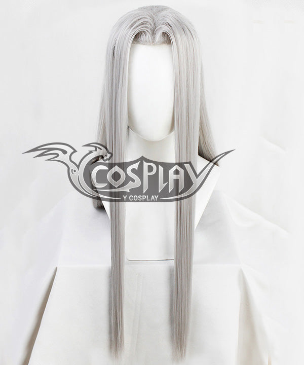 Final Fantasy VII Remake FF7 Sephiroth Silver Cosplay Wig