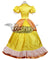 Super Smash Bros. Super Mario Princess Daisy Cosplay Costume