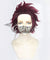Demon Slayer: Kimetsu No Yaiba Kamado Tanjirou Red Brown Cosplay Wig
