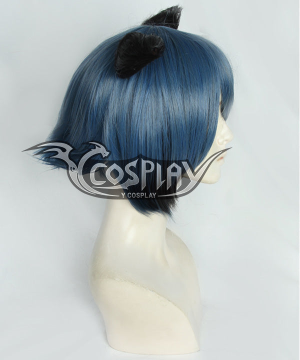 BNA Michiru Kagemori Blue Black Cosplay Wig