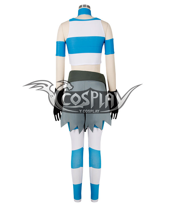 Pokemon Team Aqua Grunt Female Cosplay Costume - B Edition