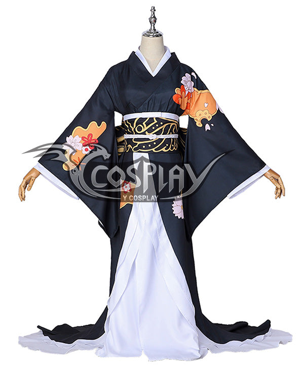 Demon Slayer: Kimetsu no Yaiba Kibutsuji Muzan Female Kimono Cosplay Costume