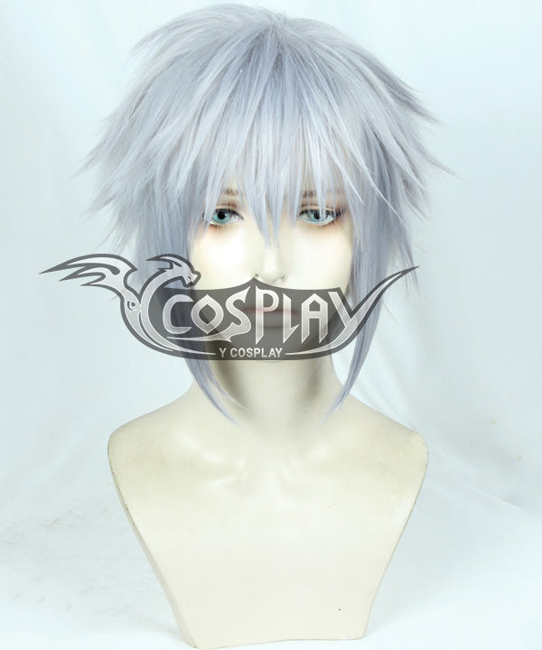 Kingdom Hearts III Riku Silver Grey Cosplay Wig