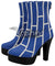 Jojo'S Bizarre Adventure£ºStone Ocean Cujoh Jolyne Blue Cosplay Boots