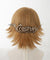 Danganronpa: Trigger Happy Havoc Chihiro Fujisaki Brown Cosplay Wig