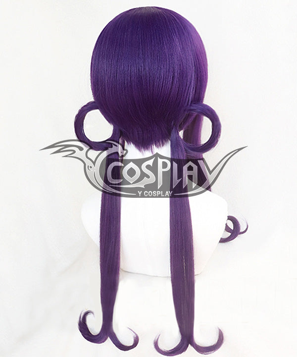 Jibaku Shounen Hanako-Kun Akane Aoi Purple Cosplay Wig