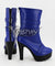 Sailor Moon Sailor Uranus Haruka Tenou Blue Shoes Cosplay Boots