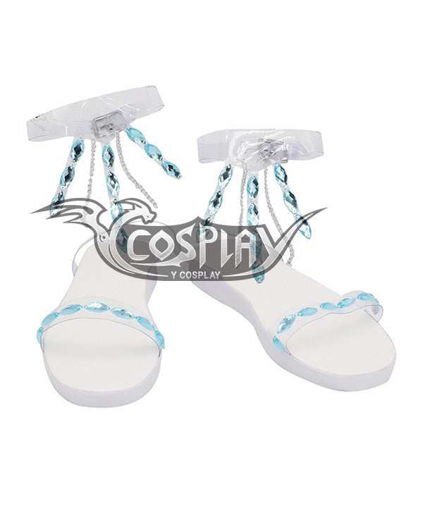 Disney Frozen 2 Elsa Blue Cosplay Shoes