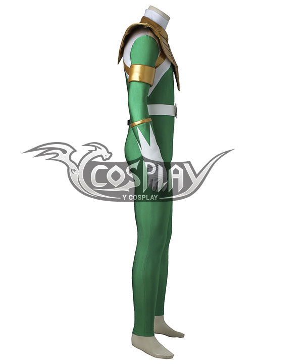 Mighty Morphin' Power Rangers Dragon Ranger Burai Cosplay Costume - Including Boots