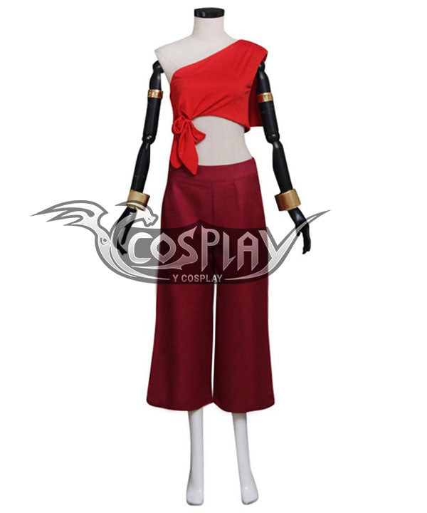 Avatar Legend of Korra Katara Red Cosplay Costume