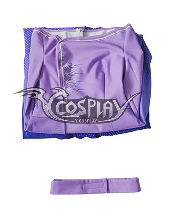 Disney Frozen 2 Elsa Purple Dress Cosplay Costume