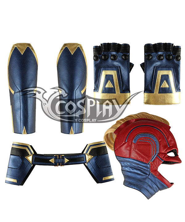 Marvel Avengers 4: Endgame Captain Marvel Carol Danvers Printed Cosplay Costume
