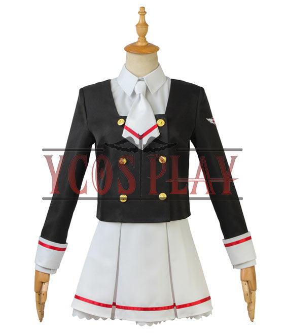 Cardcaptor Sakura: Clear Card Sakura Kinomoto Tomoyo Daidouji Uniform Cosplay Costume